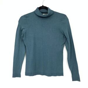 Ann Taylor Loft Turtleneck Long Sleeve Sweater Womens Size PXS Dusty Blue
